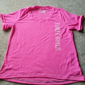 Under Armour Pink Tee Shirt